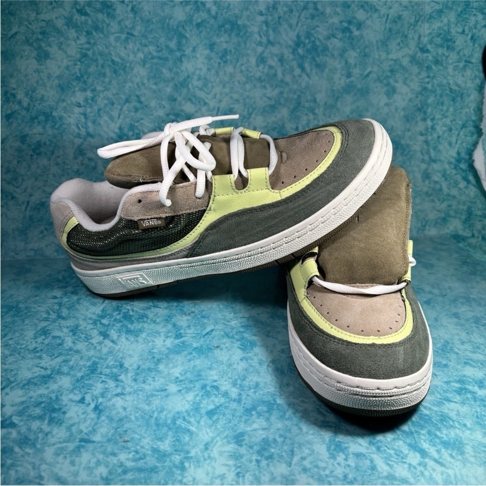 Vans Speed LS Green Beige  Men’s Low Top Chunky Skate Shoes Sneakers Size 11